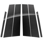 Car Carbon Fiber B Säule dekorative Aufkleber für Mercedes-Benz GLC 2015-2019, linke und rechte Antrieb universell