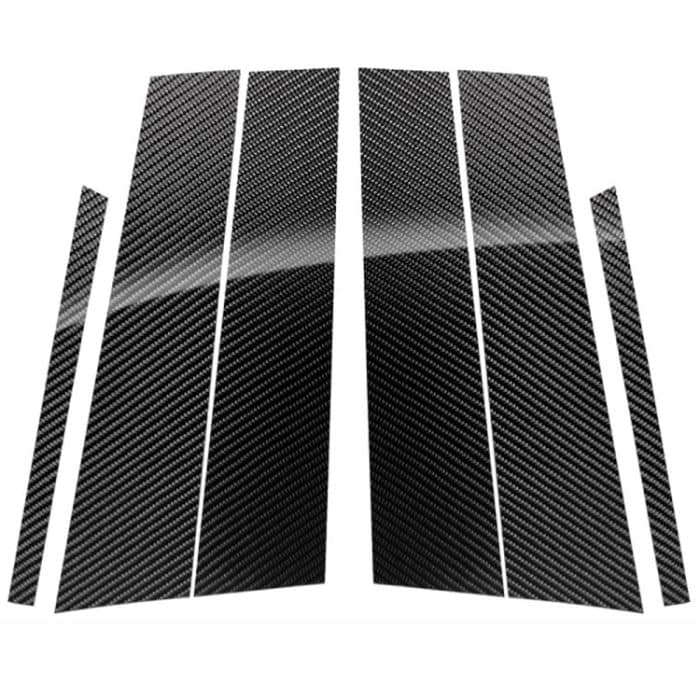 Car Carbon Fiber B Säule dekorative Aufkleber für Mercedes-Benz GLC 2015-2019, linke und rechte Antrieb universell – Bild 1