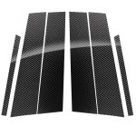 Auto Carbon Fiber B Säule Dekorative Aufkleber für Mercedes-Benz GLA 2013-2018, linke und rechte Antrieb universell