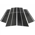 Car Carbon Fiber B Säule dekorative Aufkleber für Mercedes-Benz E-Klasse 2017-2019, links und rechts Antrieb universell