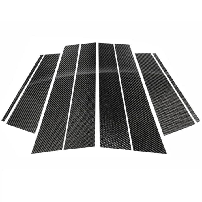 CRP8541.jpg Car Carbon Fiber B Säule dekorative Aufkleber für Mercedes-Benz E-Klasse 2017-2019, links und rechts Antrieb universell – Bild 1