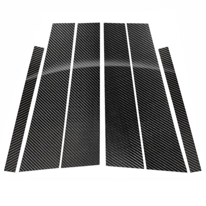 CRP8542.jpg Car Carbon Fiber B Säule dekorative Aufkleber für Mercedes-Benz C-Klasse 2014-2019, linke und rechte Antrieb universell – Bild 1