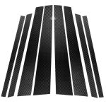 Car Carbon Fiber B Säule dekorative Aufkleber für BMW X5 F15 2014-2018, linke und rechte Antrieb universell