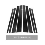 Car Carbon Fiber B Säule dekorative Aufkleber für BMW X5 F15 2014-2018, linke und rechte Antrieb universell – Bild 2