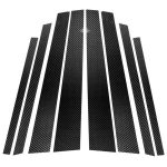 Car Carbon Fiber B Säule Dekorative Aufkleber für BMW X3 F25 2011-2017, links und rechts Antrieb universell