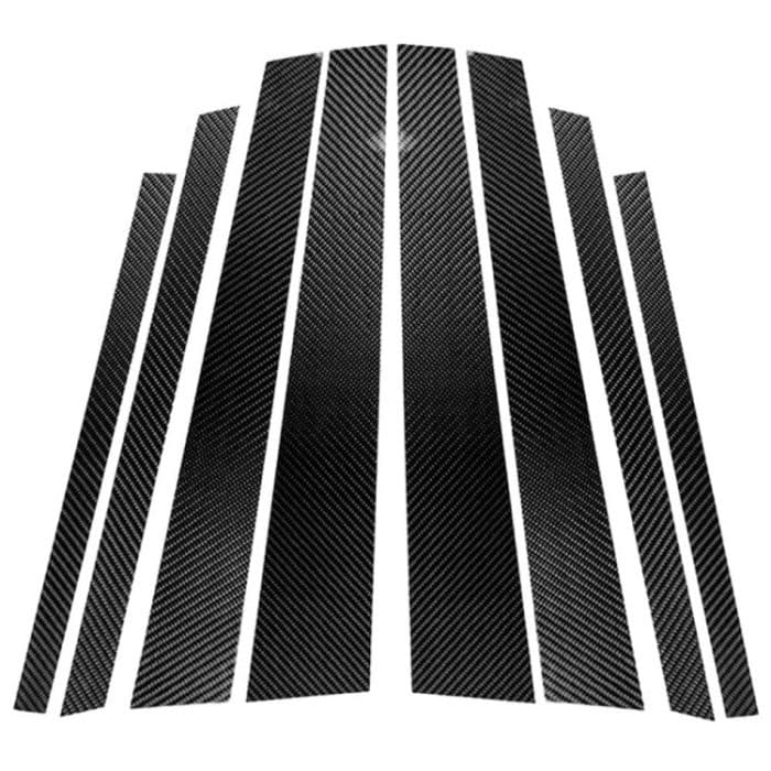Car Carbon Fiber B Säule Dekorative Aufkleber für BMW X3 F25 2011-2017, links und rechts Antrieb universell – Bild 1