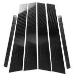 Car Carbon Fiber B Säule Dekorative Aufkleber für BMW X1 E84 2011-2015, links und rechts Antrieb universell
