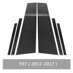 Auto Carbon Fiber B Säule Dekorative Aufkleber für BMW 5GT F07 2012-2017, links und rechts Antrieb universell – Bild 2