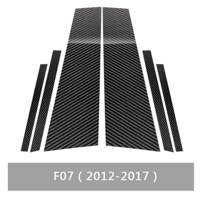Auto Carbon Fiber B Säule Dekorative Aufkleber für BMW 5GT F07 2012-2017, links und rechts Antrieb universell – Bild 2