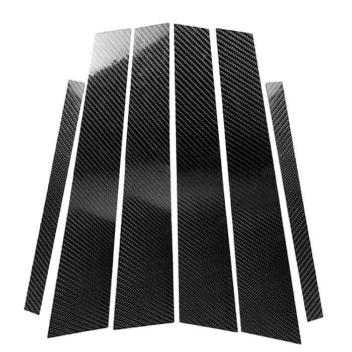 CRP8551.jpg Autokohle-Faser-B-Säule dekorativer Aufkleber für BMW F20 2012-2016, links und rechts Antrieb universell – Bild 1