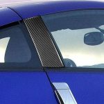 Car Carbon Fiber B-Säule Dekorativer Aufkleber für Nissan 350Z 2003-2009, links und rechts Antrieb universell – Bild 4