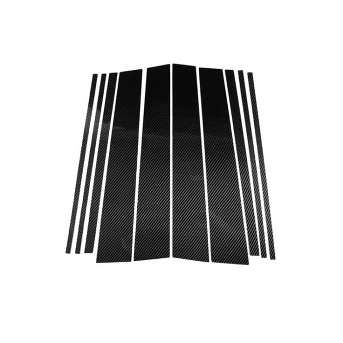 CRP8553.jpg Auto Kohlenstofffaser Torpfahl Dekorativer Aufkleber für Toyota Land Cruiser Prado 2010-2018, links und rechts universell – Bild 1