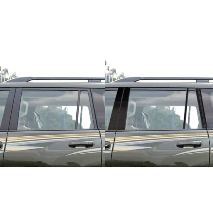 Auto Kohlenstofffaser Torpfahl Dekorativer Aufkleber für Toyota Land Cruiser Prado 2010-2018, links und rechts universell – Bild 6