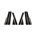 10 in 1 Auto Carbon Fiber Center Säule Dekorative Aufkleber für Audi Q7 / SQ7 4M 2016-2019, linke und rechte Antrieb universell