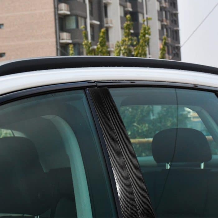 10 in 1 Auto Carbon Fiber Center Säule Dekorative Aufkleber für Audi Q7 / SQ7 4M 2016-2019, linke und rechte Antrieb universell – Bild 5