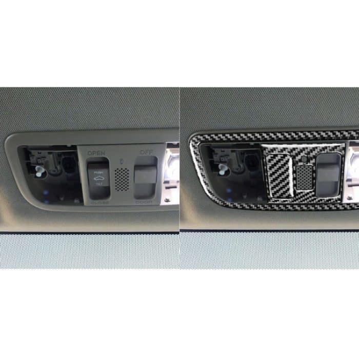 2 in 1 CO2 CO2 CO2-Deckenlichtpanel Dekorativer Aufkleber für Honda Civic 8. Generation 2006-2011, linke und rechter Antrieb Universal – Bild 6