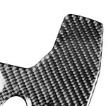 4 in 1 Autokohle-Kohlenstofffaser-Glashub-Panel dekorativer Aufkleber für Honda Civic 8. Generation 2006-2011, linke Fahrt – Bild 3