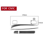 8 in 1 auto kohlenstofffaser vorne personensitz athhboard dekorativer aufkleber für honda civic 8th generation 2006-2011, linke fahren – Bild 2