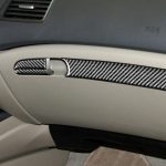 3 in 1 Autokohle-Kohlenstofffaser-Front-Passagiersitz Aufbewahrungsbox dekorativer Aufkleber für Honda Civic 8. Generation 2006-2011, linke Fahrt – Bild 5