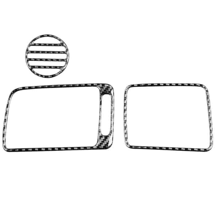 CRP8568.jpg 3 in 1 Autokohle-Kohlenstofffaser-Front-Passagiersitz-Luftauslass dekorativer Aufkleber für Honda Civic 8. Generation 2006-2011, Rechtsfahrt – Bild 1