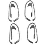 8 in 1 auto carbon türgriff dekorativer Aufkleber für Honda Civic 8. Generation 2006-2011, links und rechts Antrieb universell