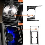 7 in 1 Autokohle-Kohlenstofffaser-Handwerkzeug + Wassertaler-Halter dekorativer Aufkleber für Honda Civic 8. Generation 2006-2011, Rechtsfahrt – Bild 6