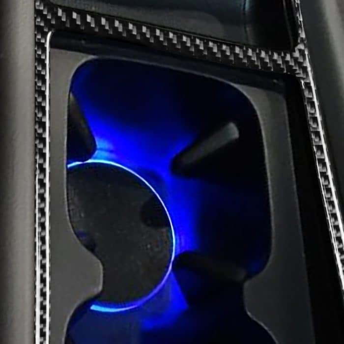 Auto Kohlenstofffaser-Wasser-Becher-Halter-Rahmen dekorativer Aufkleber für Honda Civic 8. Generation 2006-2011, links und rechts Antrieb universell – Bild 5