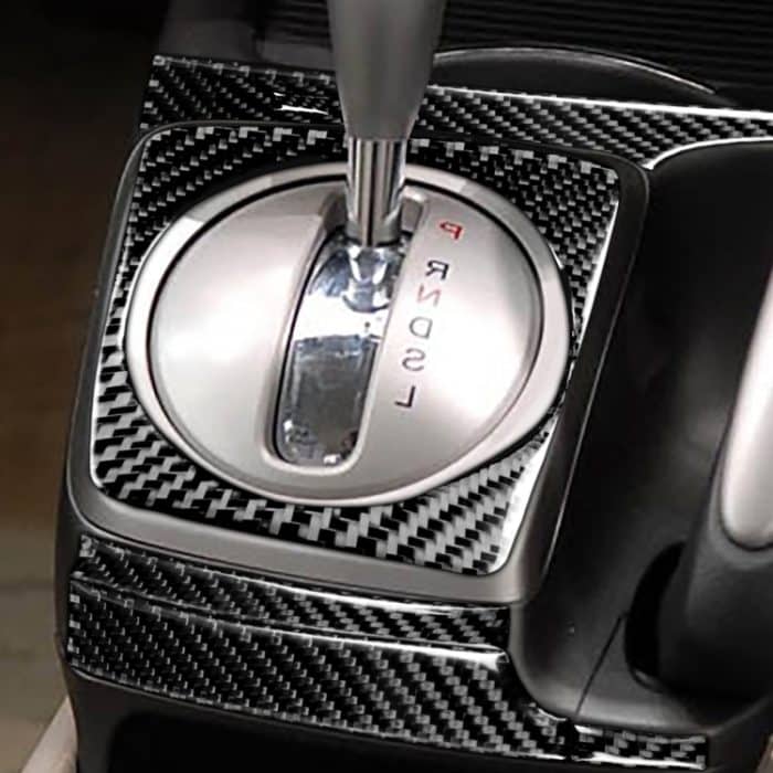 5 in 1 auto kohlenstofffaser manuelle gekleidete dekorative aufkleber für honda civic 8th generation 2006-2011, rechts fahren – Bild 5