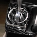 8 in 1 Auto Kohlefaser Automatisches Getriebe-Set dekorativer Aufkleber für Honda Civic 8. Generation 2006-2011, Rechtsfahrt – Bild 5