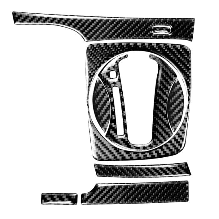 8 in 1 Auto Kohlefaser Automatisches Getriebe-Set dekorativer Aufkleber für Honda Civic 8. Generation 2006-2011, linke Fahrt – Bild 1