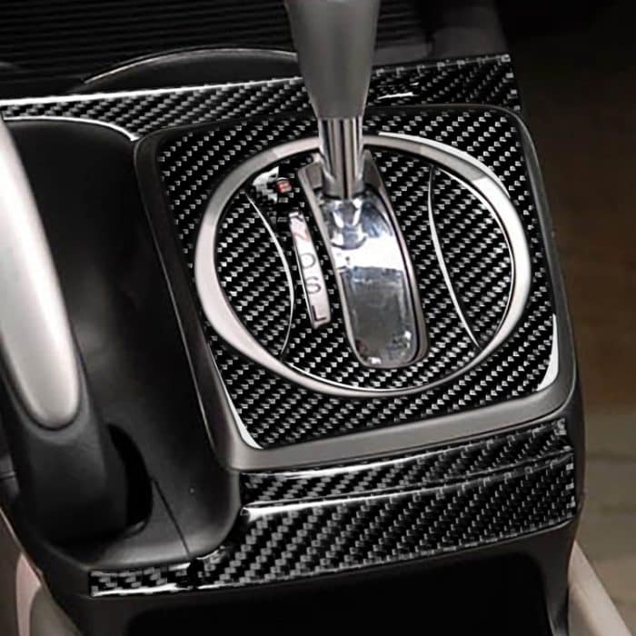 8 in 1 Auto Kohlefaser Automatisches Getriebe-Set dekorativer Aufkleber für Honda Civic 8. Generation 2006-2011, linke Fahrt – Bild 5