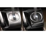 8 in 1 Auto Kohlefaser Automatisches Getriebe-Set dekorativer Aufkleber für Honda Civic 8. Generation 2006-2011, linke Fahrt – Bild 6