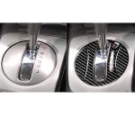 3 in 1 Auto Kohlenstofffaser Automatische Getriebe Dekorative Aufkleber für Honda Civic 8. Generation 2006-2011, Rechtsfahrt – Bild 5