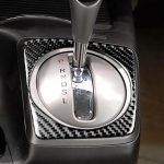 Auto Kohlefaser Automatischer Gangrahmen dekorativer Aufkleber für Honda Civic 8. Generation 2006-2011, linke Fahrt – Bild 5