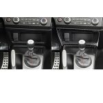 2 in 1 Auto Kohlenstofffaser Aufbewahrungsbox Dekorativer Aufkleber für Honda Civic 8. Generation 2006-2011, linke Fahrt – Bild 5