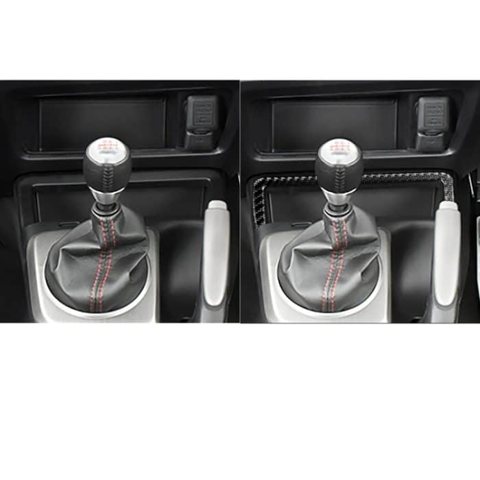 Auto Kohlefaser Kleiner Aufbewahrungskasten Dekorativer Aufkleber für Honda Civic 8. Generation 2006-2011, Rechtsfahrt – Bild 6