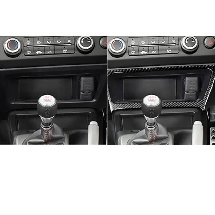 Auto Kohlefaser Großer Aufbewahrungsbox Dekorativer Aufkleber für Honda Civic 8. Generation 2006-2011, Rechtsfahrt – Bild 6