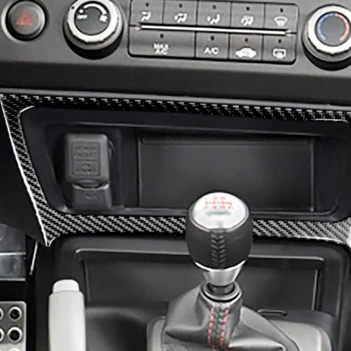 Car Carbon Fiber Großer Aufbewahrungsbox Dekorative Aufkleber für Honda Civic 8. Generation 2006-2011, Linke Fahrt – Bild 5