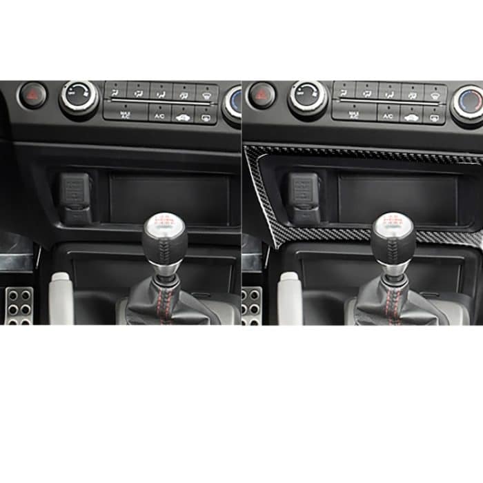 Car Carbon Fiber Großer Aufbewahrungsbox Dekorative Aufkleber für Honda Civic 8. Generation 2006-2011, Linke Fahrt – Bild 6