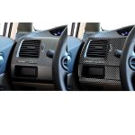 3 in 1 Autokohle-Kohlenstofffaser-Fahrer-Sitz der linken Seitenwand dekorativer Aufkleber für Honda Civic 8. Generation 2006-2011, linke Fahrt – Bild 6