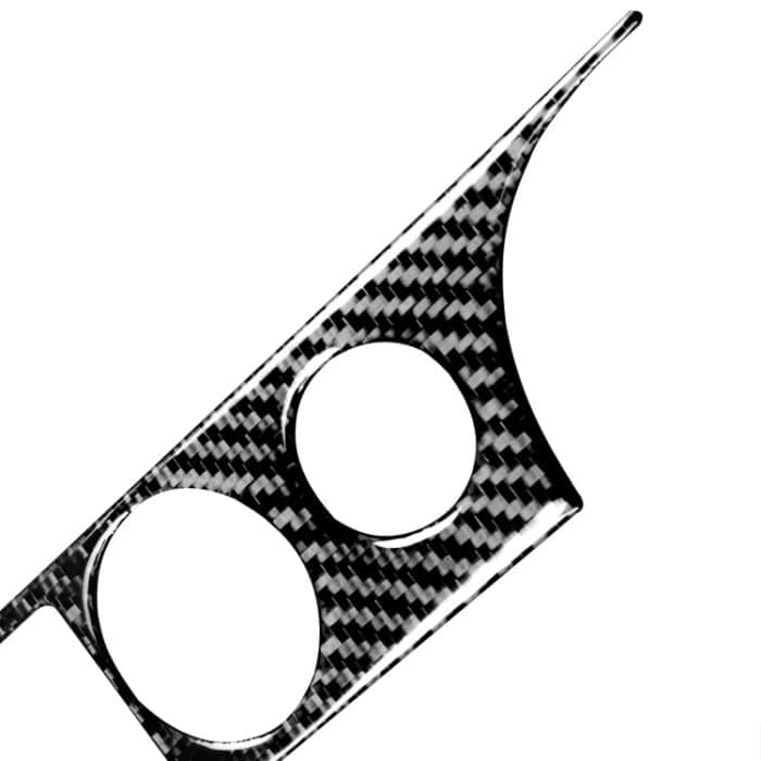 4 in 1 Autokohle-Kohlenstofffaser-Klimaanlage + Scheinwerferschalter-Panel dekorativer Aufkleber für Honda Civic 8. Generation 2006-2011, linke Fahrt – Bild 3