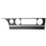 2 in 1 Auto Kohlefaserklimaanlage Button Panel dekorativer Aufkleber für Honda Civic 8. Generation 2006-2011, linke Fahrt