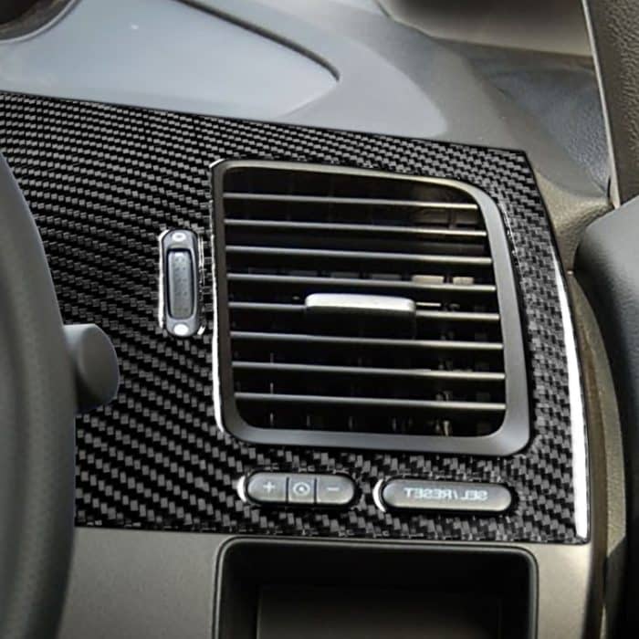 Auto Kohlenstofffaser-Fahrer-Sitz links lüfter Air-Outlet-Panel dekorativer Aufkleber für Honda Civic 8. Generation 2006-2011, Rechtsfahrt – Bild 5