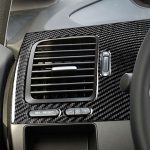 Auto Kohlenstofffaser-Fahrer-Sitz der linken Seitenluftauslassplatte dekorativer Aufkleber für Honda Civic 8. Generation 2006-2011, linke Fahrt – Bild 5