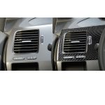 Auto Kohlenstofffaser-Fahrer-Sitz der linken Seitenluftauslassplatte dekorativer Aufkleber für Honda Civic 8. Generation 2006-2011, linke Fahrt – Bild 6