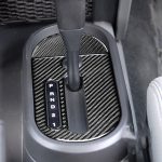 2 in 1 Auto Kohlenstofffaserzahnrad Dekorativer Aufkleber für Jeep Wrangler JK 2007-2010, linke Fahrt – Bild 6