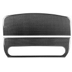 2 in 1 Auto Kohlenstofffaser-Front-Passagiersitz-Handlauf-dekorativer Aufkleber für Jeep Wrangler JK 2007-2010, linke und rechter Antrieb universell