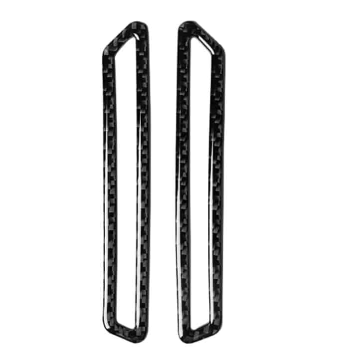 CRP8630.jpg 2 in 1 Auto Kohlenstofffaser A-Säule Air Outlet Panel Dekorativer Aufkleber für Alfa Romeo Giulia 2017-2019, links und rechts Antrieb universell – Bild 1