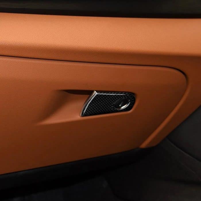 Kohlenstofffaser-Passagiersitz-Speicher-dekorativer Aufkleber für Alfa Romeo Giulia 2017-2019, rechts fahren – Bild 5