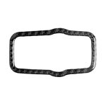 Car Carbon Fiber Scheinwerferschalter Panel Dekorativer Aufkleber für Alfa Romeo Giulia 2017-2019, Rechtsfahrt